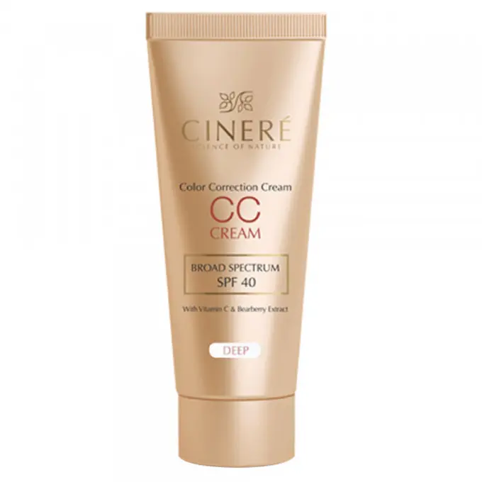 تصویر از کرم انواع پوست SPF40 سی سی کرم سینره 40 ml بژ تیره لابراتوارهای داروهای گیاهی طبیعت زنده