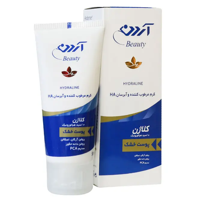 تصویر از کرم آبرسان و مرطوب کننده صورت و گردن پوست خشک بزرگسالان کلاژن آردن بیوتی 50 ml پارس حیان