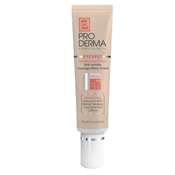 تصویر از کرم ضد چروک دور چشم SPF30 آی وست پرودرما 20 ml بژ طبیعی آرا شیمی پارس