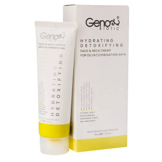 تصویر از کرم مرطوب کننده صورت پوست مختلط تا چرب بزرگسالان دتوکسیفای ژنوبایوتیک 50 ml پارس آزمای طب