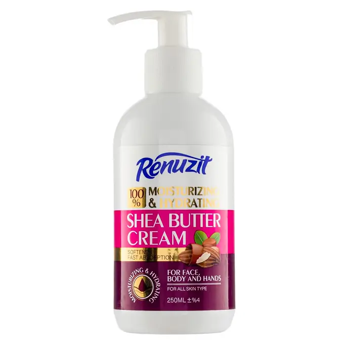 تصویر از کرم آبرسان و مرطوب کننده صورت و بدن انواع پوست بزرگسالان شی باتر رینوزیت 250 ml رایا پخش متحد
