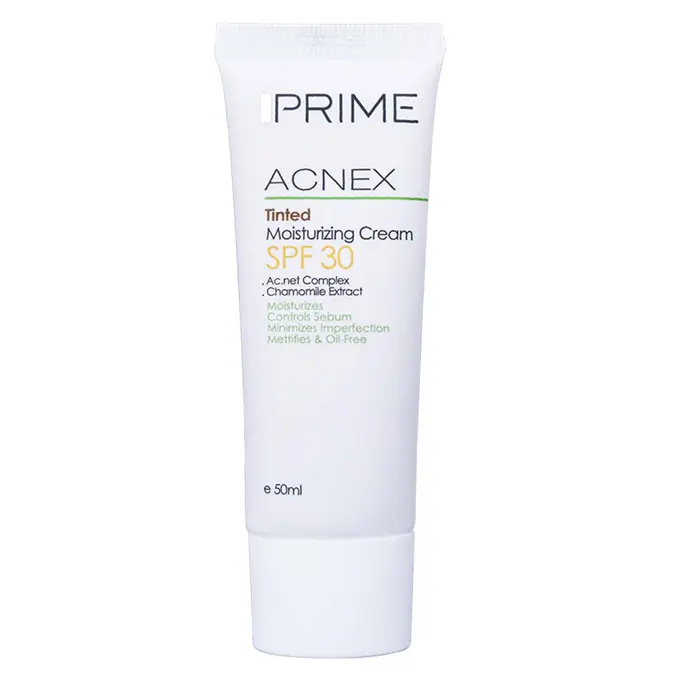 تصویر از کرم مرطوب کننده SPF30 آکنکس پریم 50 ml بژ لابراتوار دکتر اخوی
