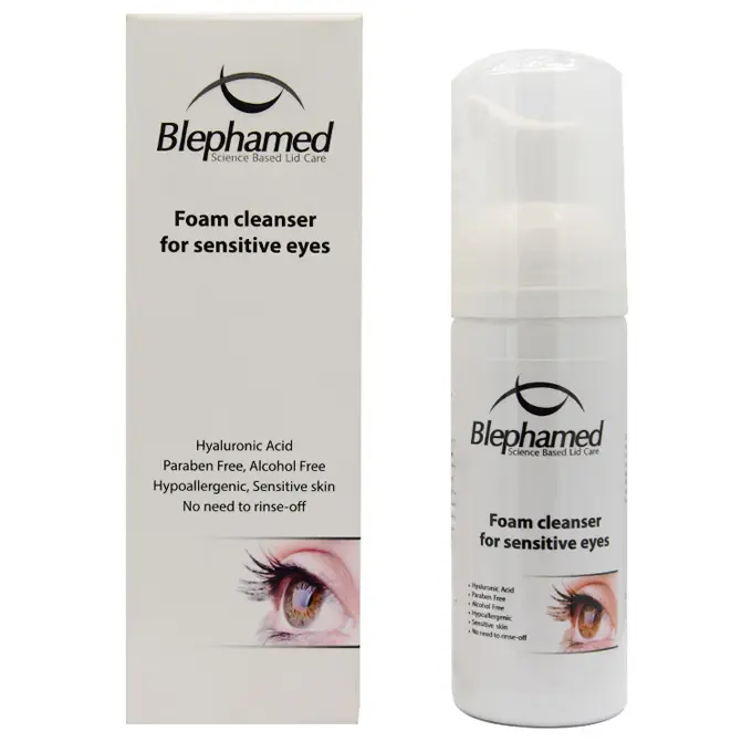 تصویر از فوم پاک کننده آرایش چشم حساس بلفامد 50 ml سایا طب مانا