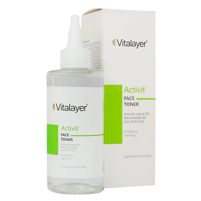 تصویر از تونر پاک کننده پوست چرب اکتی ویت ویتالایر 200 ml سایا طب مانا