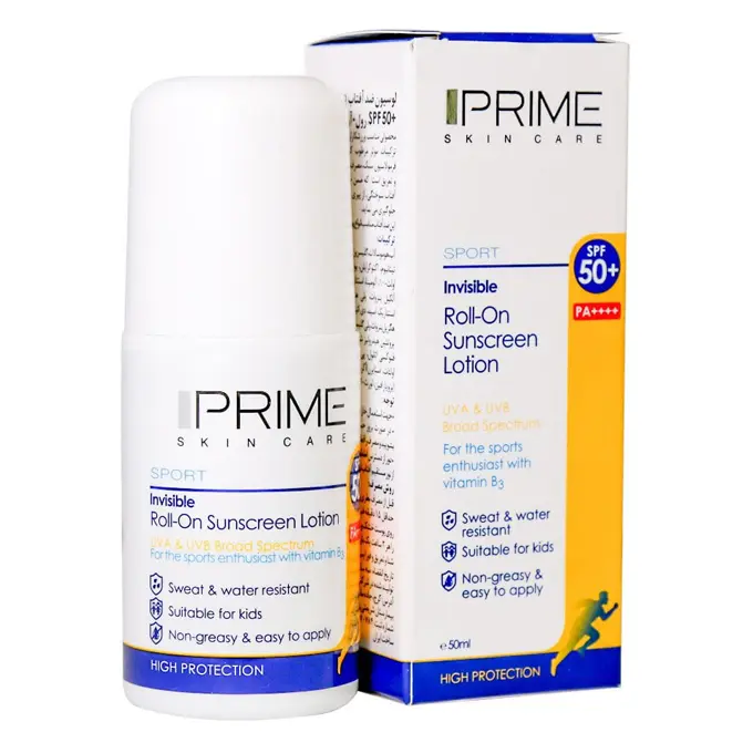 تصویر از لوسیون رولی ضد آفتاب +SPF50 انواع پوست پریم 50 ml لابراتوار دکتر اخوی