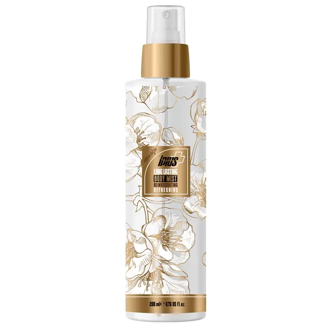 تصویر از اسپری خوشبوکننده بدن بانوان طلایی آی پلاس 200 ml آرا شیمی پارس ایران