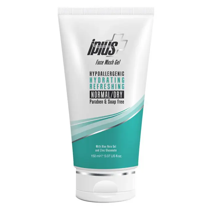 تصویر از ژل شستشو صورت پوست معمولی تا خشک آی پلاس 150 ml آرا شیمی پارس ایران