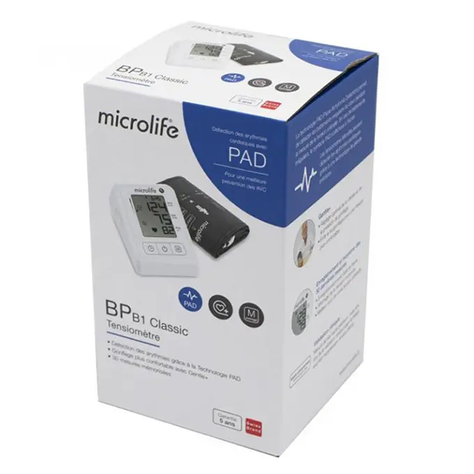 تصویر از دستگاه سنجش فشار خون دیجیتالی بازویی میکرولایف کلاسیک مدل BP B1