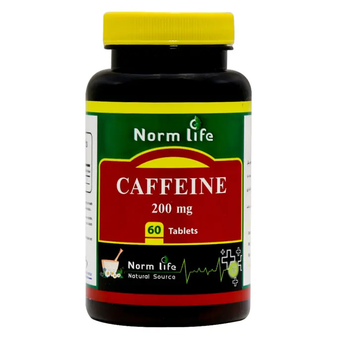 تصویر از قرص خوراکی کافئین نورم لایف 200 mg 60 عددی  وانا دارو گستر ایران