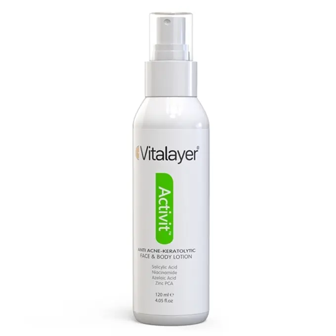 تصویر از لوسیون اسپری ضد جوش و لایه بردار پوست چرب  اکتی ویت ویتالایر 120 ml سایا طب مانا ایران