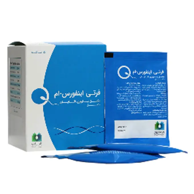 تصویر از ساشه فرتی اینفورس ام  الحاوی 15 عددی طعم لیمو داروسازی الحاوی ایران
