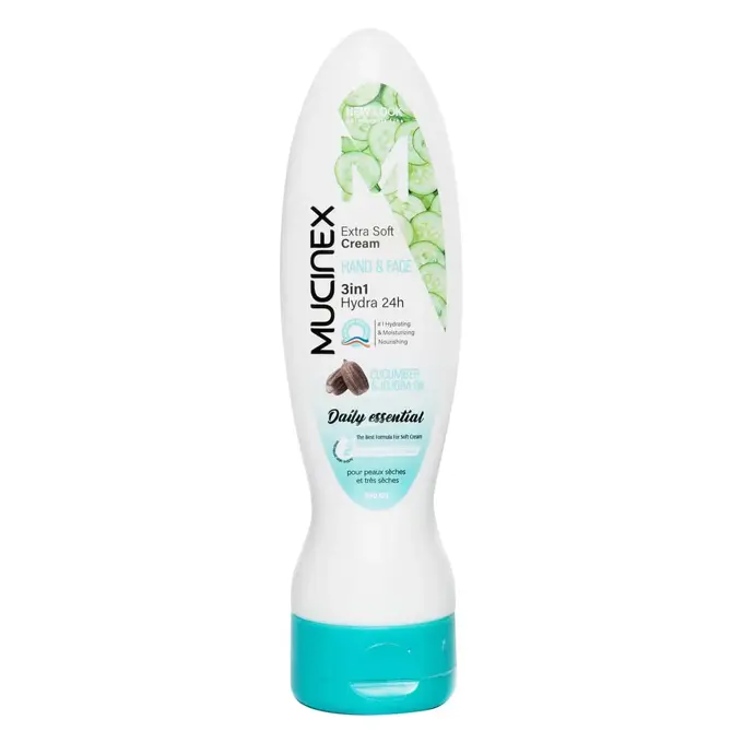 تصویر از کرم آبرسان دست و صورت انواع پوست خیار و جوجوبا ماسینکس 200 ml  تولیدی بازرگانی ارغوان بهداشت ایران
