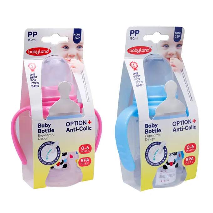 تصویر از شیشه شیر دسته دار 0 تا 6 ماه بی بی لند 249 150 ml