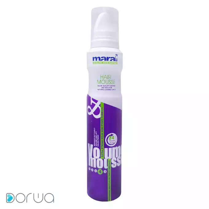 تصویر از موس مو حالت دهنده انواع مو بزرگسالان مارال 200 ml صنایع آرایشی و بهداشتی سبز گلسار ایران
