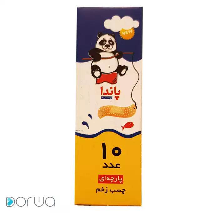 چسب زخم پاندا بسته 10 عددي.webp