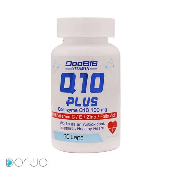 تصویر از کپسول کیوتن پلاس 100 mg دوبیس 60 عددی ایلیا پارس ایران