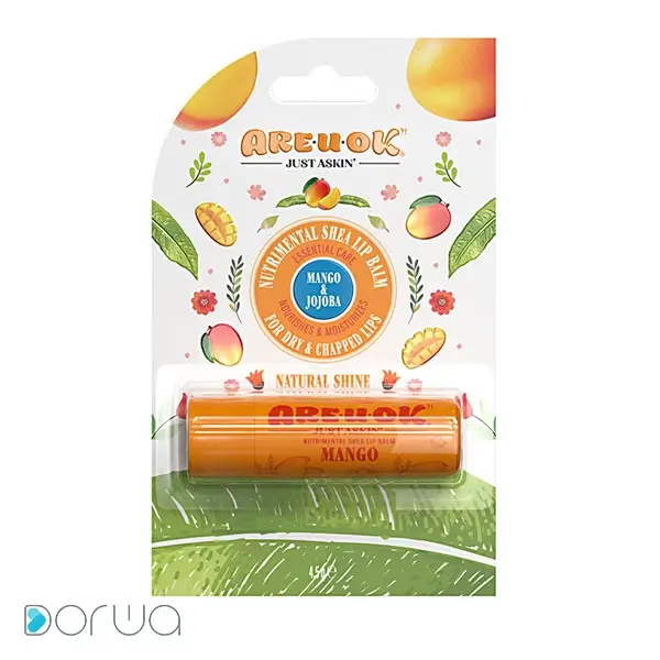 تصویر از بالم لب مرطوب کننده بزرگسالان انبه   آر یو اکی 4.5 g پارس حیان ایران